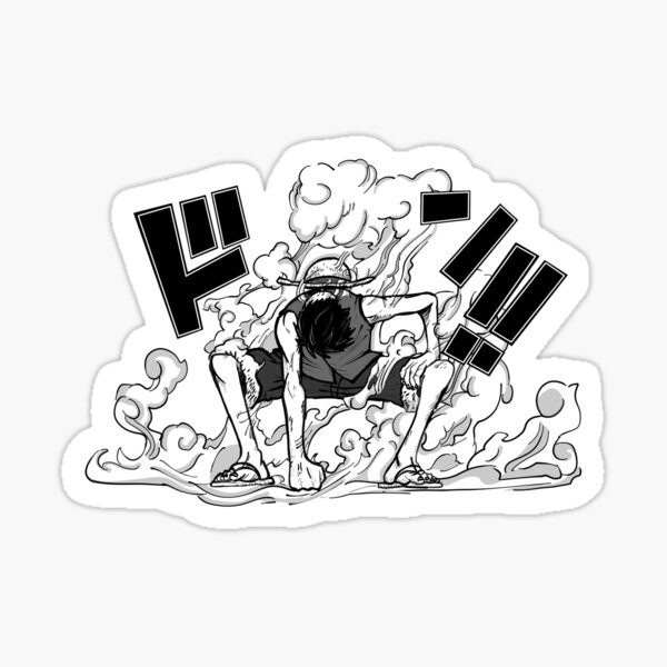 One Piece - Luffy Gear 2nd Sticker
