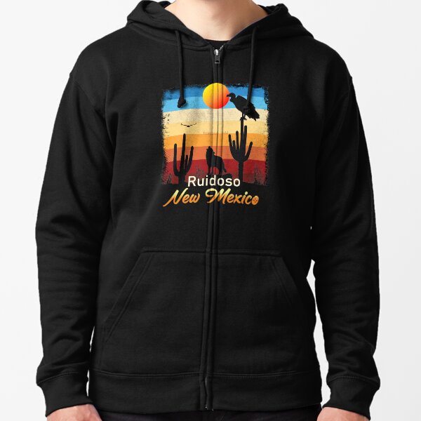 Item preview, Ruidoso New Mexico NM Sunset Coyote  Vulture Cactus Desert NewMexican designed and sold by Cuatrocaminos.