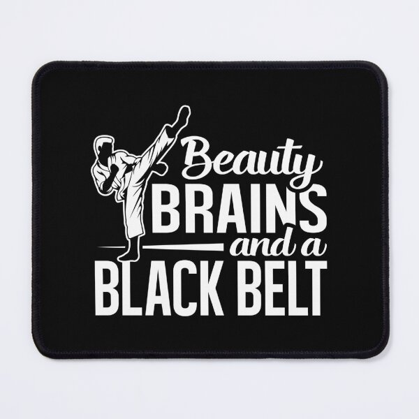 Item preview, Beauty Brains and Black Belt, Karate Martial Arts Self Defense, Belt Holder designed and sold by Merchking1.