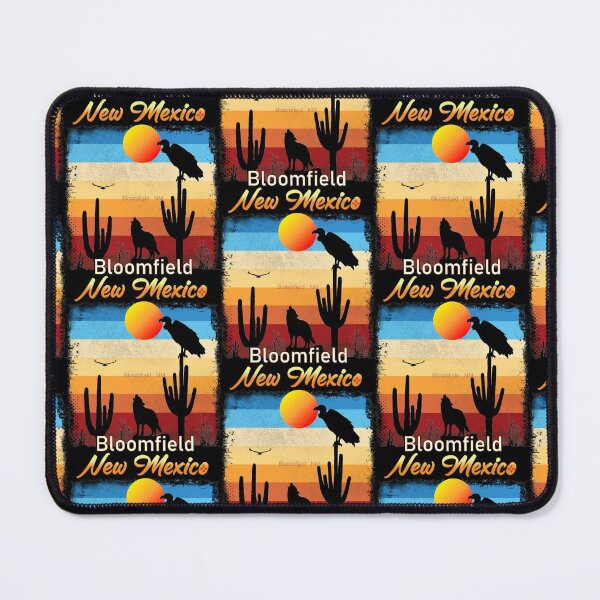 Item preview, Bloomfield New Mexico NM Sunset Coyote Vulture Cactus Desert NewMexican designed and sold by Cuatrocaminos.