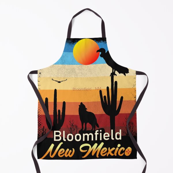 Item preview, Bloomfield New Mexico NM Sunset Coyote Vulture Cactus Desert NewMexican designed and sold by Cuatrocaminos.