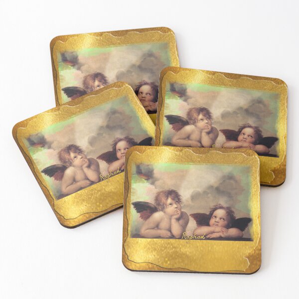 Item preview, Angels, Painting by Raphael Sanzio, with his Signature (ACCI)  designed and sold by VanyssaGraphics.