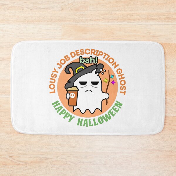 Item preview, Halloween | Cute But Creepy Ghost | Lousy Job Description designed and sold by BoldTigerDesign.