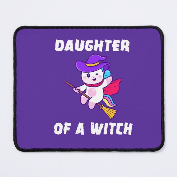 Item preview, Daughter Of A Witch Funny Unicorn Broomstick Cute Halloween designed and sold by gkao.