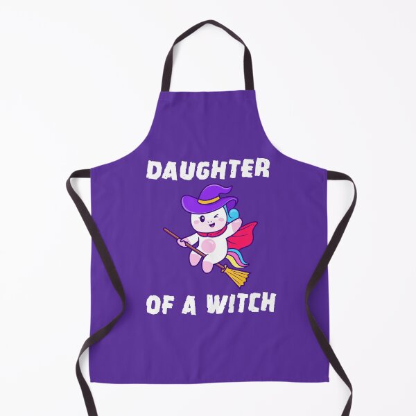 Item preview, Daughter Of A Witch Funny Unicorn Broomstick Cute Halloween designed and sold by gkao.