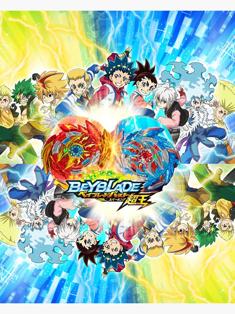 Beyblade Burst QuadStrike Poster Magnet for Sale by AyushTuber