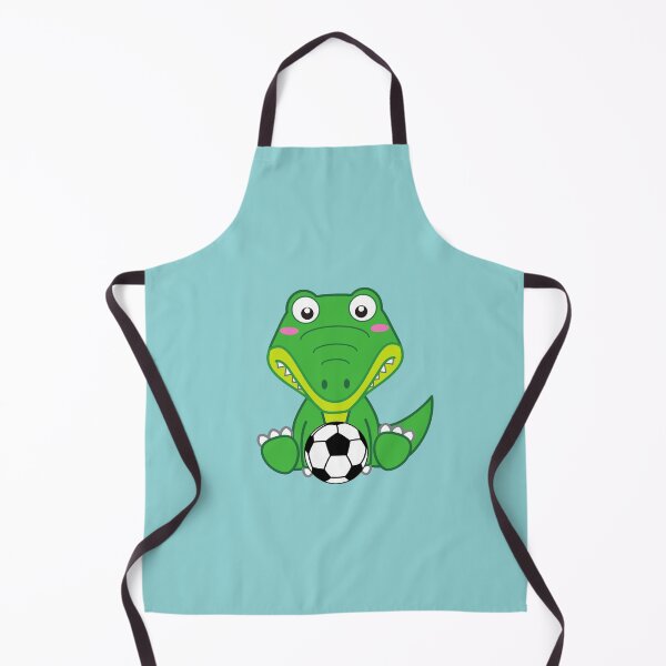 Item preview, Cute baby alligator sitting with soccer ball designed and sold by ijdesigns.