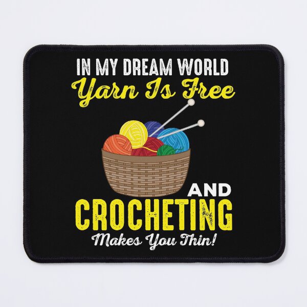 Item preview, Crochet Gift - Yarn Is Free Sewing Queen Crafting Gifts  designed and sold by Merchking1.