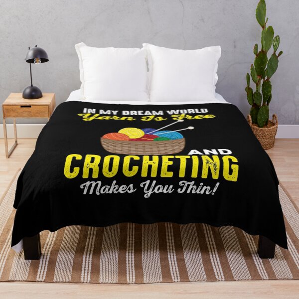 Item preview, Crochet Gift - Yarn Is Free Sewing Queen Crafting Gifts  designed and sold by Merchking1.