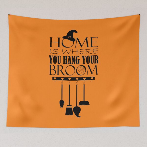 Item preview, Home Is Where You Hang Your Broom designed and sold by K8sDesigns.