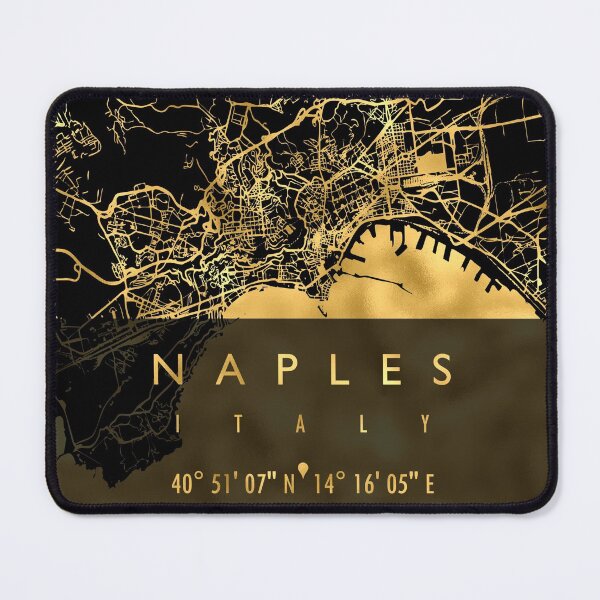 Item preview, NAPLES MAP ITALY designed and sold by hatimelhag.