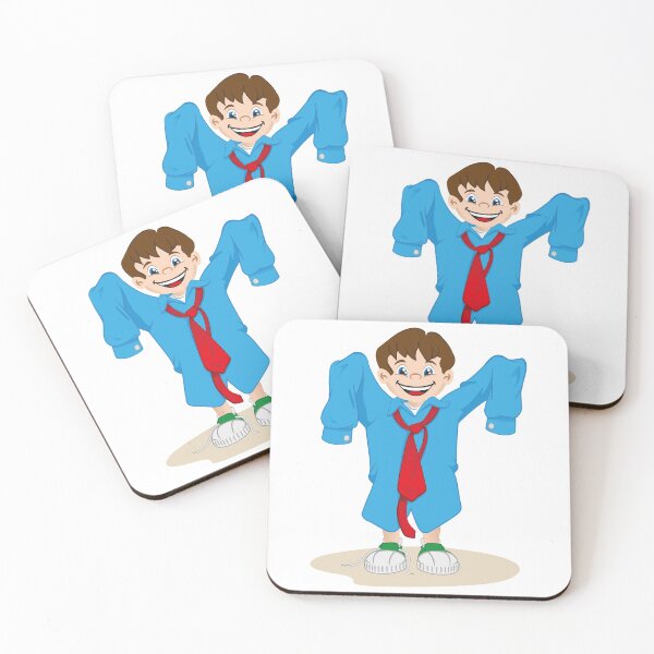 Item preview, Illustration representing a Boy using the father's shirt. Ideal for educational and institutional materials designed and sold by LucianoCosmo.