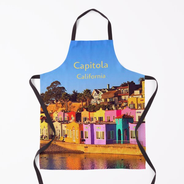 Item preview, Capitola Beach California – Colorful Coastal Scene designed and sold by DonneeCreations.