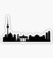 Berliner Skyline Sticker