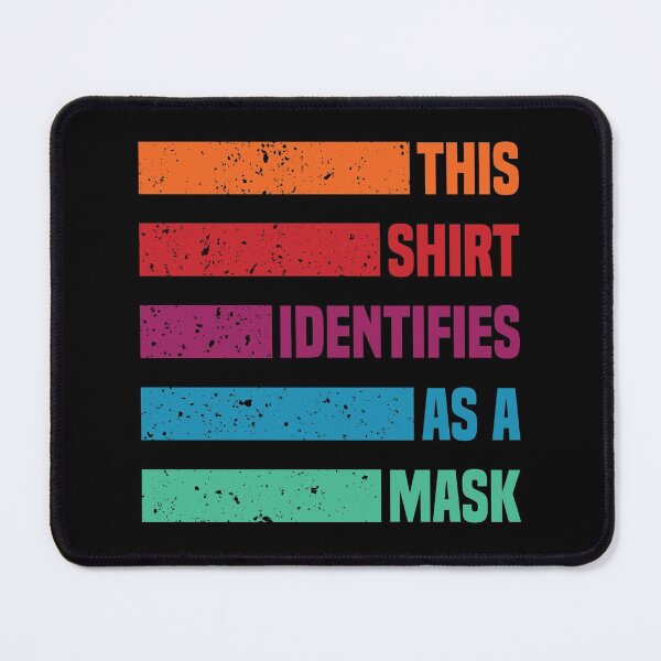 Item preview, Anti-Mask Identifies as a Mask Funny Unique Vintage and Colored design designed and sold by Usoubmaster.