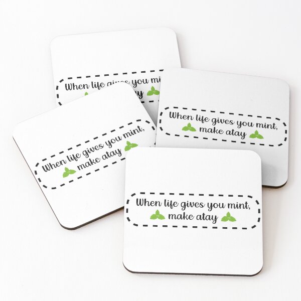 Item preview, When life gives you mint make atay - Moroccan Tea quote designed and sold by Printsby.