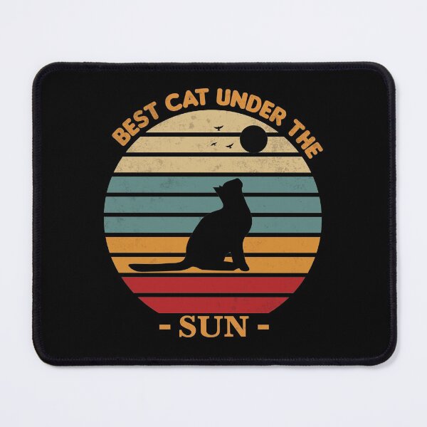 Item preview, Retro Vintage Sunset Cat designed and sold by MarshallStickerX.