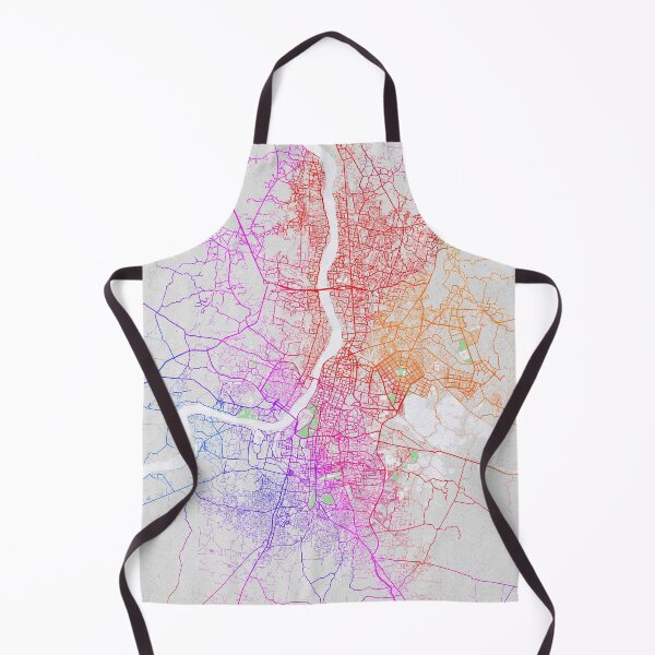 Item preview, Kolkata City Map of India - Colorful designed and sold by deMAP.