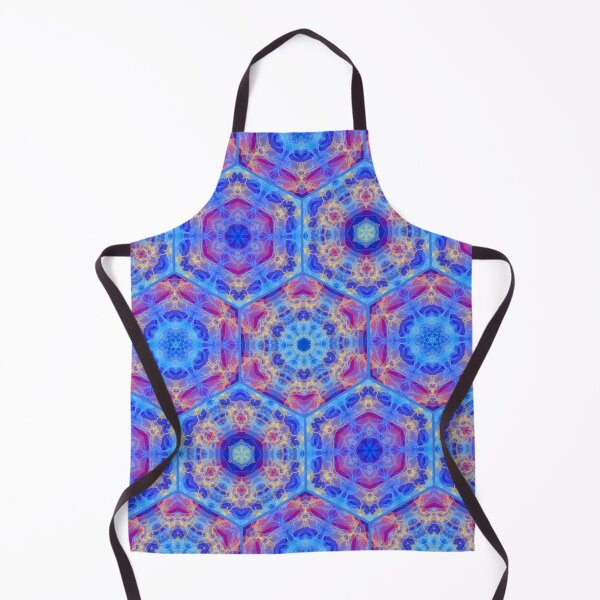 Item preview, Blue Pink Yellow Hexagons designed and sold by Shapes-Mania.