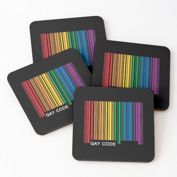 Item preview, Pride Gay Code Barcode Graphic designed and sold by iscaStudioArt.
