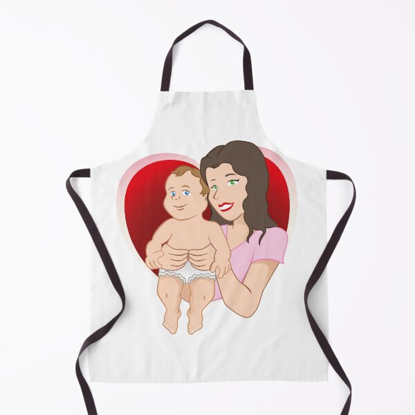 Item preview, Illustration representing a mother carrying her baby. Ideal for educational and institutional materials designed and sold by LucianoCosmo.