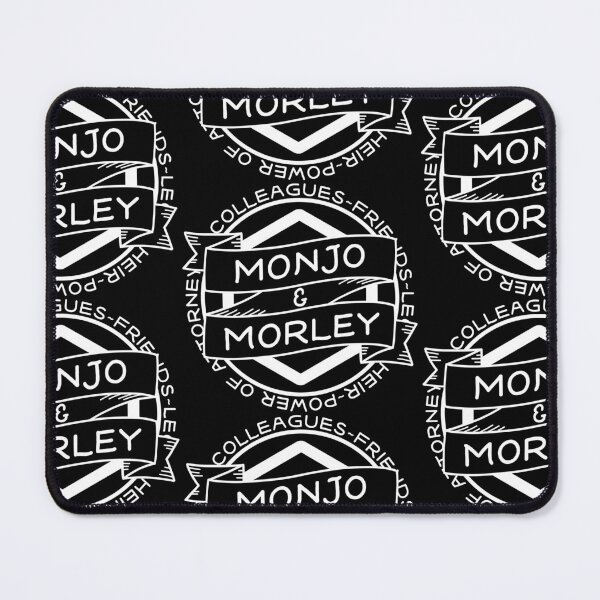 Item preview, Smol Monjo & Morley White Linework designed and sold by MorlMerch.