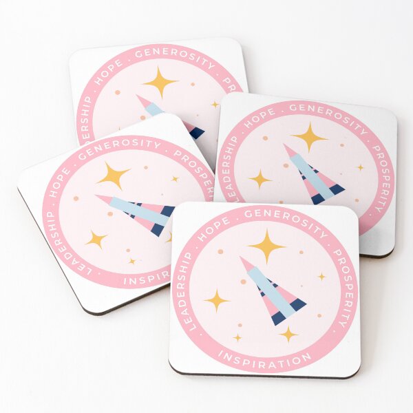 Item preview, Inspiration Space in Pink designed and sold by wakingupvintage.