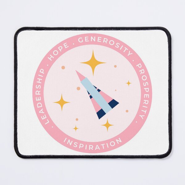 Item preview, Inspiration Space in Pink designed and sold by wakingupvintage.