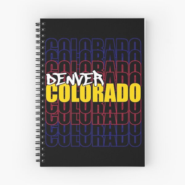 Item preview, Denver Colorado State Flag Typography designed and sold by that5280lady.
