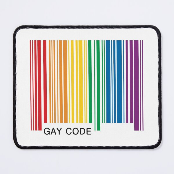 Item preview, Pride Gay Code Barcode Graphic designed and sold by iscaStudioArt.