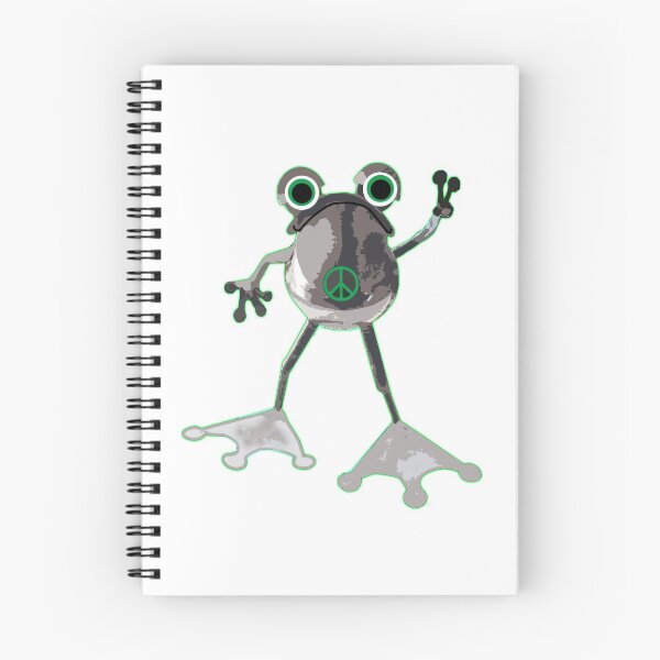 Item preview, Peace Frog with Peace Sign designed and sold by janraydesigns.