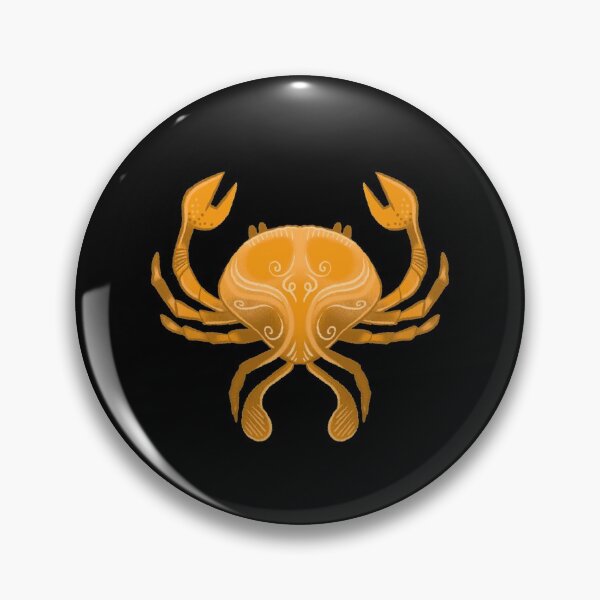 Item preview, Hand drawn ornamental Orange crab designed and sold by jazzydevil.