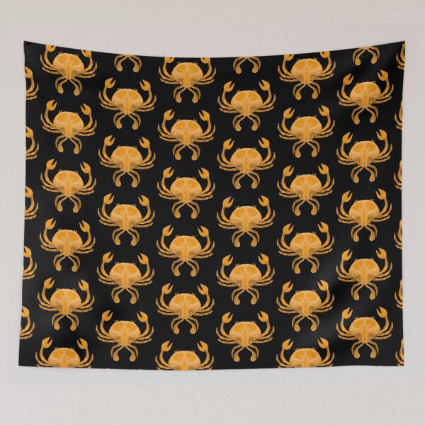 Item preview, Hand drawn ornamental Orange crab designed and sold by jazzydevil.