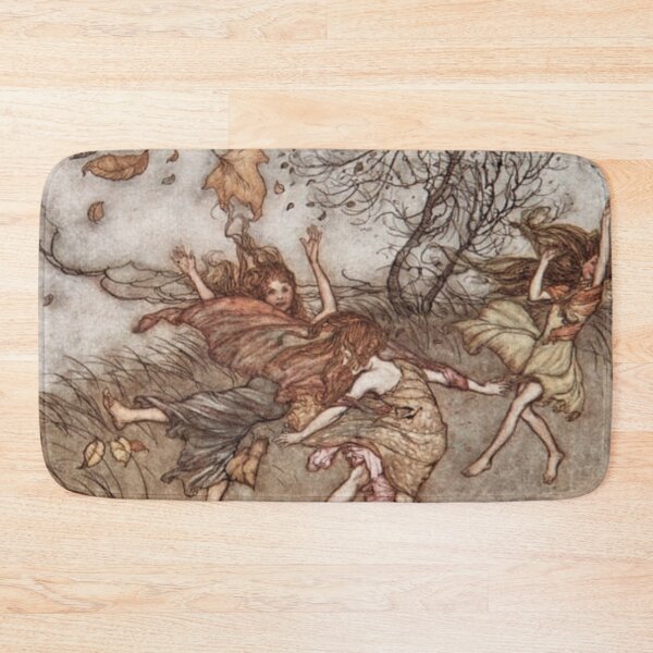 Item preview, PeterPan Vintage Book Illustration by Arthur Rackham  designed and sold by Bellathewilde.