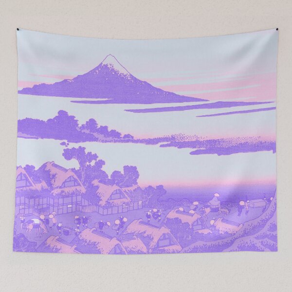 Item preview, Hokusai, Vaporwave Lo Fi Aesthetic designed and sold by ind3finite.