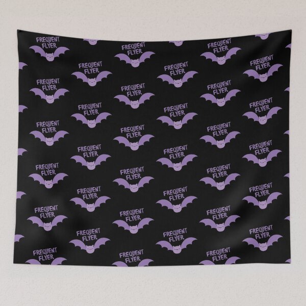 Item preview, FREQUENT FLYER (purple bat) designed and sold by jazzydevil.