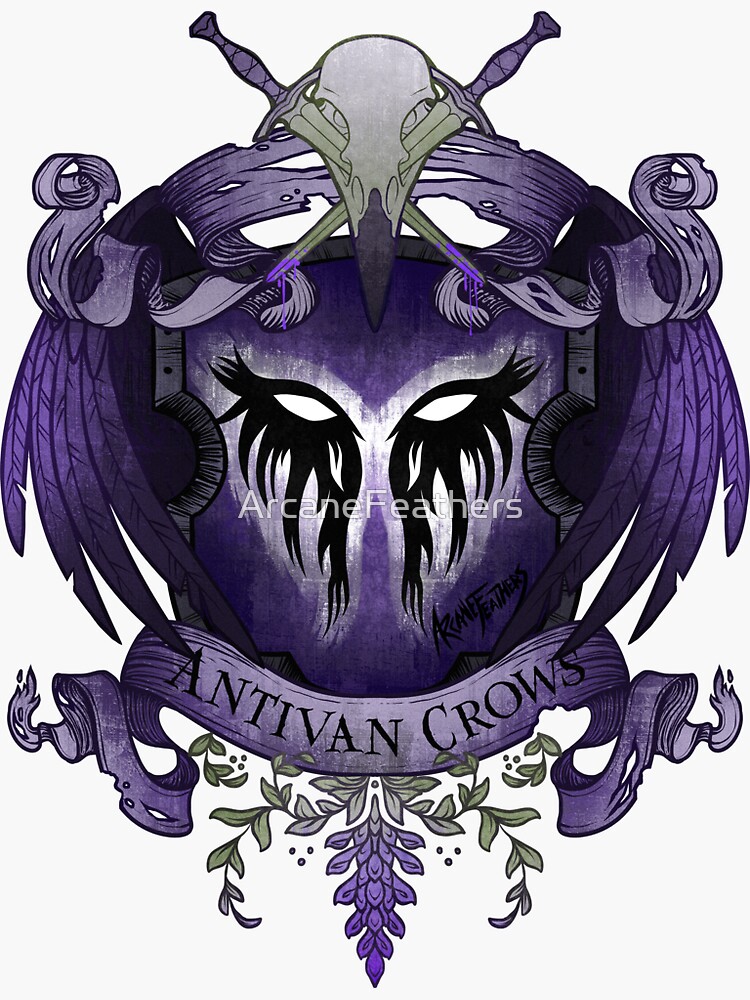 "Dragon Age Antivan Crows Heraldry" Sticker for Sale by ArcaneFeathers