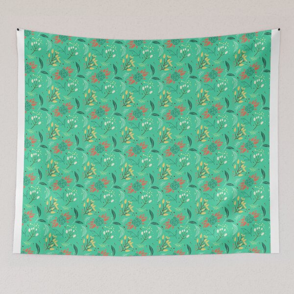 Item preview, Light green Floral design. designed and sold by Princessflora.