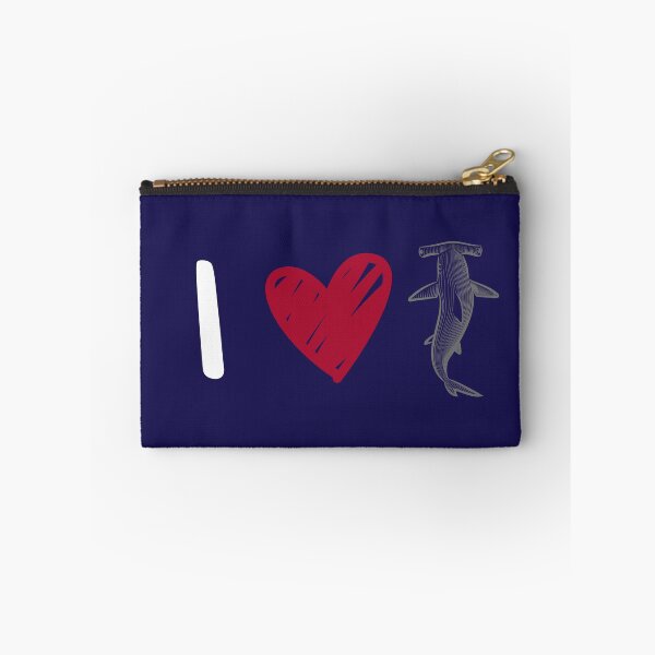 Item preview, I Heart Sharks - Navy Blue designed and sold by sharkychele.