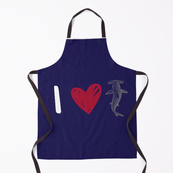 Item preview, I Heart Sharks - Navy Blue designed and sold by sharkychele.