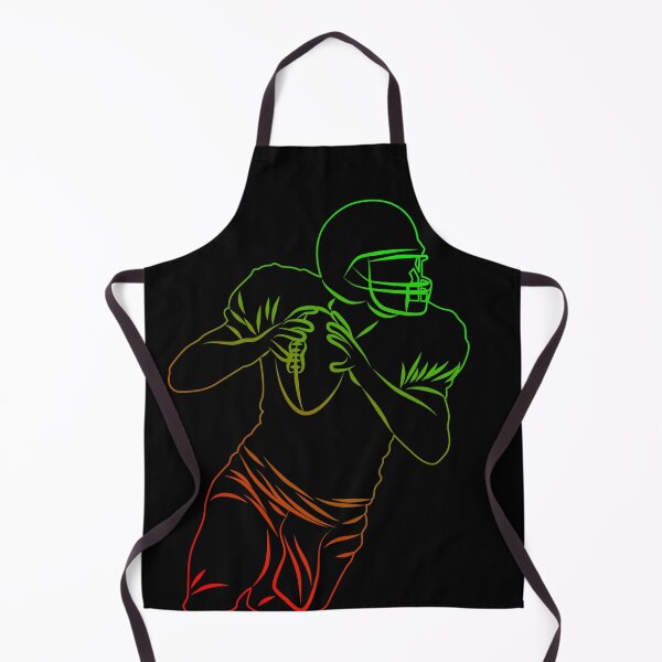 Item preview, Green Red Football Player Hold Football designed and sold by Vasabi88.