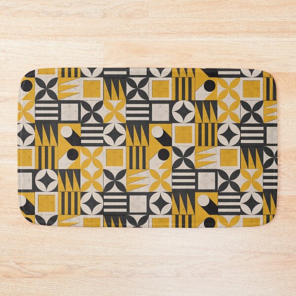 Item preview, Geometric art in yellow and black designed and sold by romanideco.