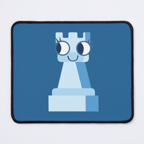 Item preview, Blue chess queen smiling designed and sold by jazzydevil.