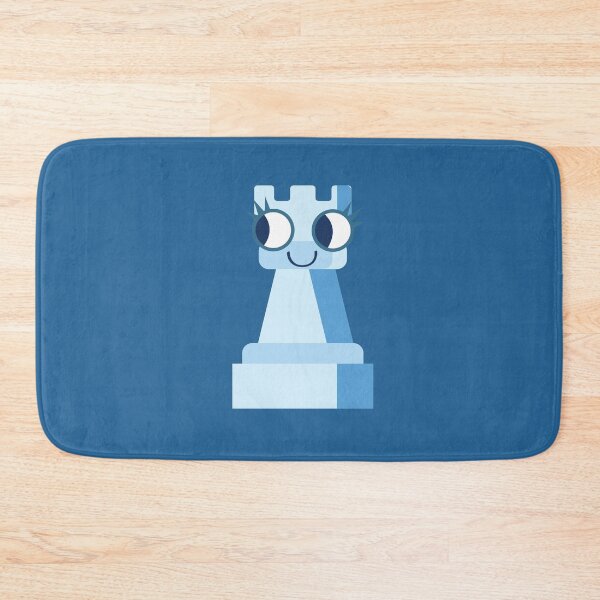 Item preview, Blue chess queen smiling designed and sold by jazzydevil.