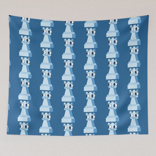 Item preview, Blue chess queen smiling designed and sold by jazzydevil.