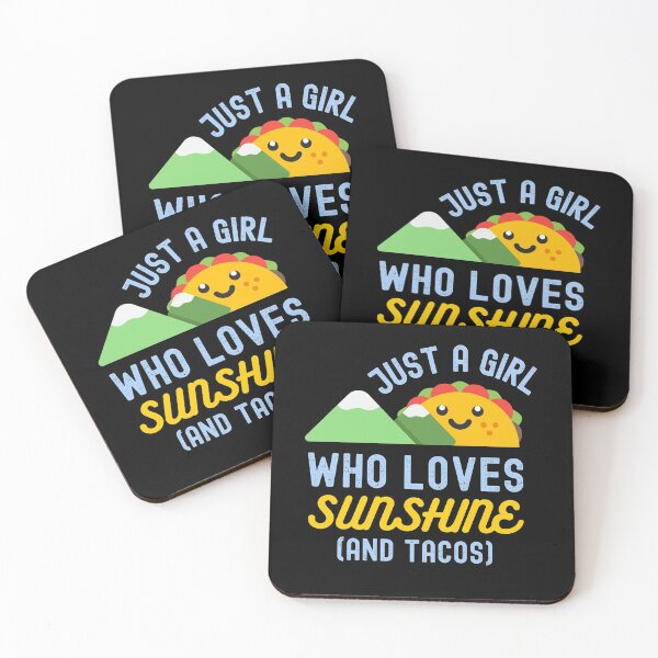 Item preview, Just a Girl Who Loves Sunshine and Tacos designed and sold by appareltolove.