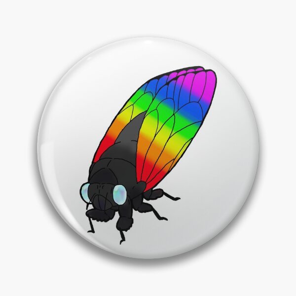 Item preview, Classic Pride Cicada designed and sold by PodPeopleArt.