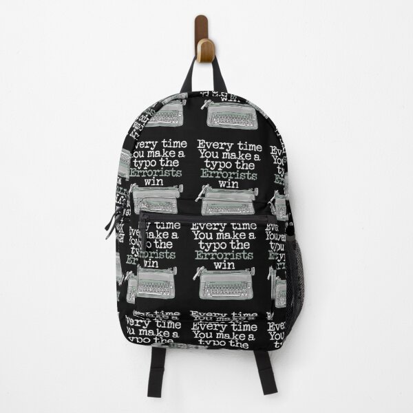 Item preview, Every Time You Make a Typo The Errorists Win, Grammar Pun, Author Editor Vintage Retro Typewriter designed and sold by Merchking1.
