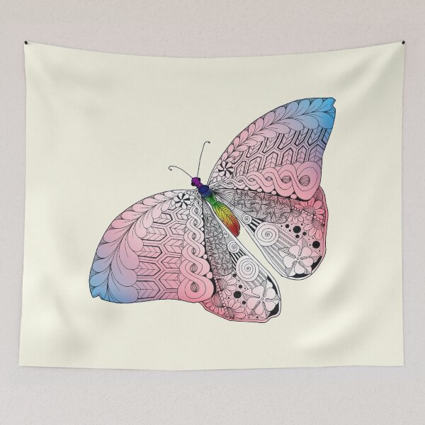 Item preview, Trans Pride Butterfly designed and sold by MagicMama.