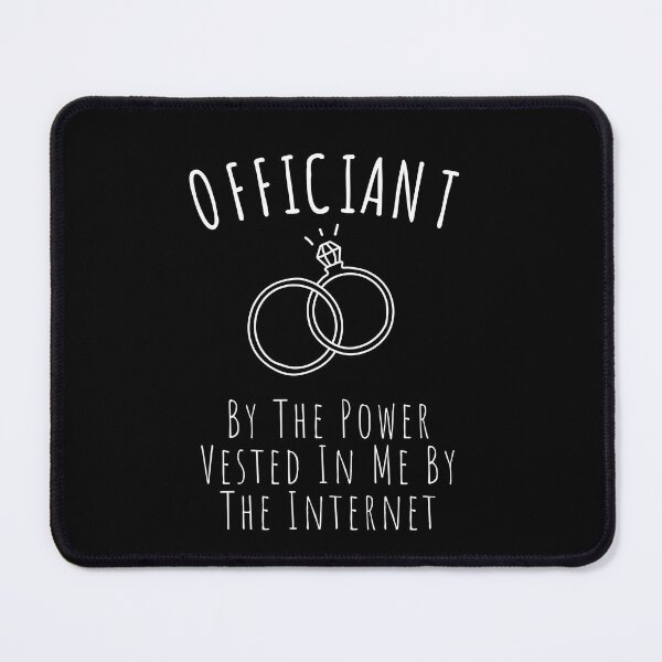 Item preview, Funny Wedding Officiant Shirt| By The Power Vested In Me By The Internet designed and sold by Nada18.